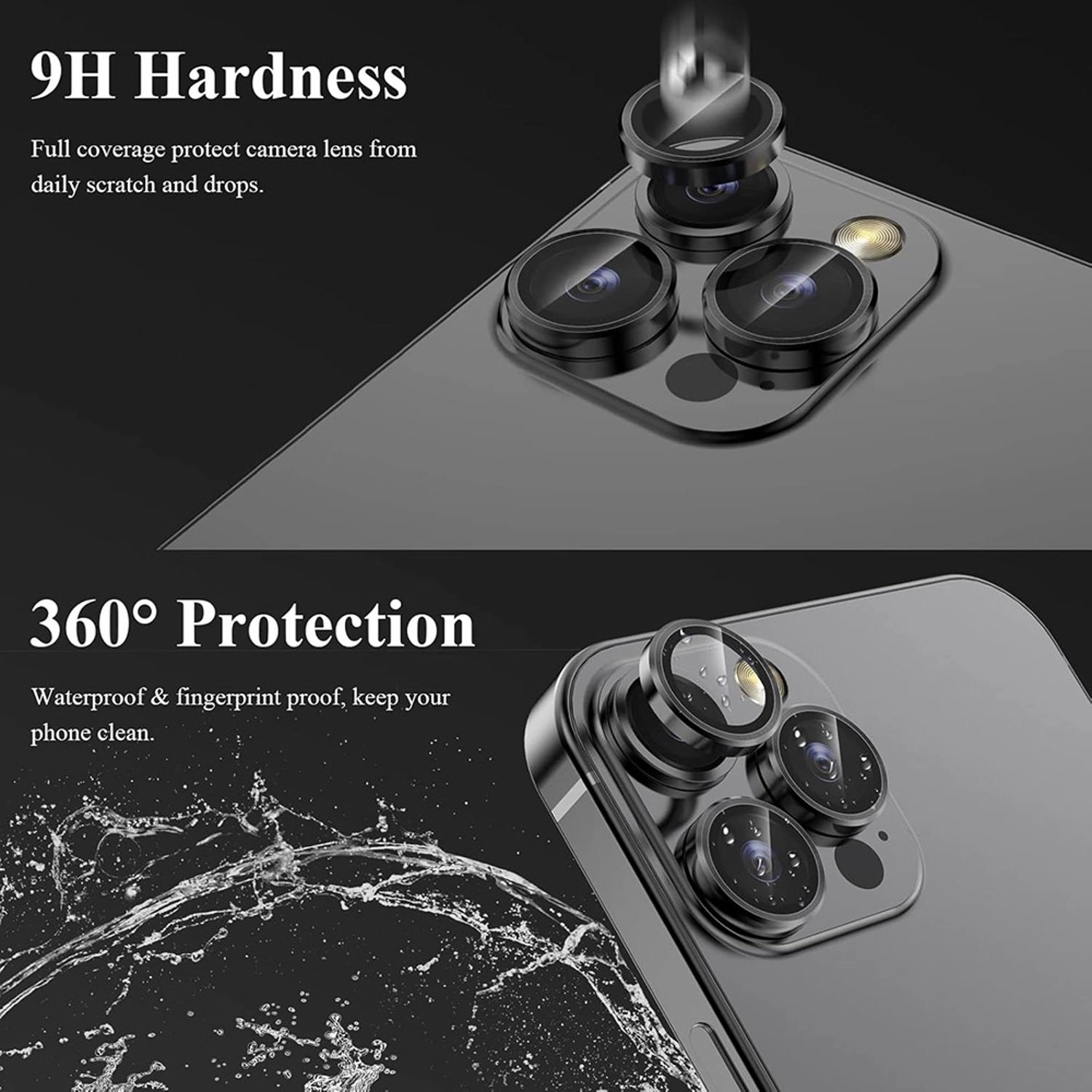 Clear Camera Lens Protector for iPhone 14 Pro Max