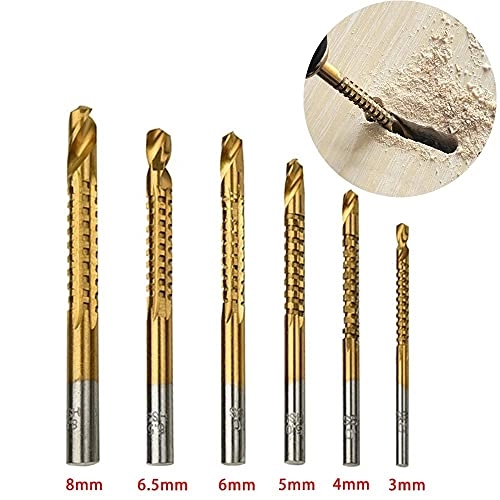 Router Bits - 3 4 5 6 6.5 8 mm 6PCS