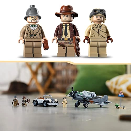 Indiana Jones Escape from the Fighter Plane (77012) - 3 Minifigures Multicoloured
