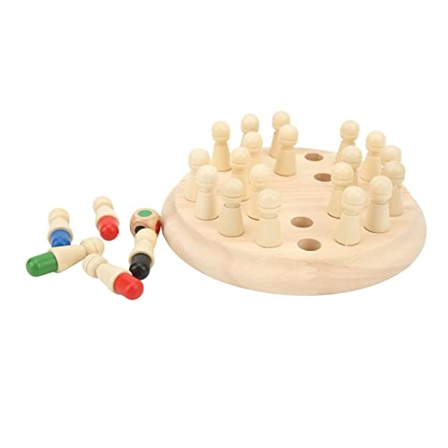 Wooden Memory Match Stick Chess Game - Over 3 Years Old 24 pieces