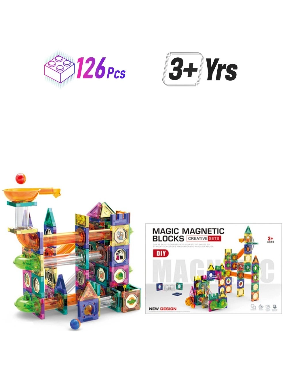 Loquat Slide Ball Magnetic Blocks - 25 pcs