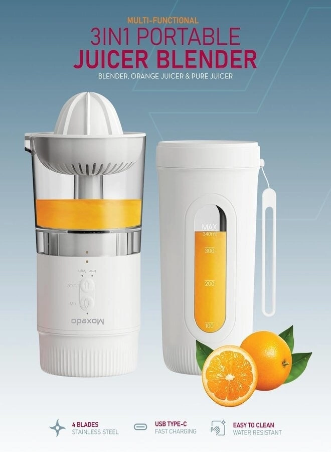 3 in 1 Portable Juicer Blender