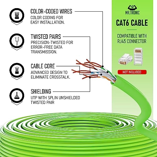 Cat 6 Ethernet Network Cable - 100 Meters