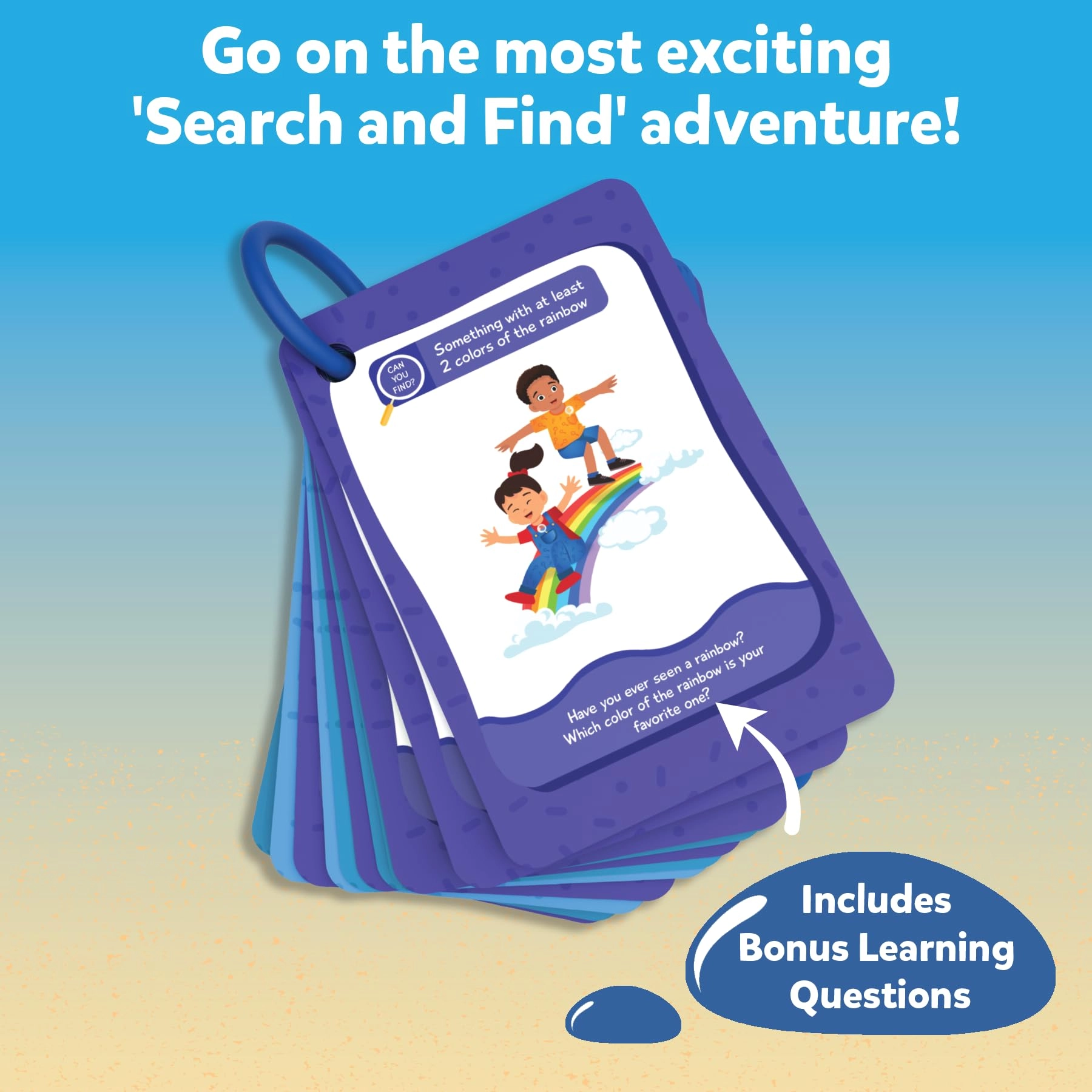 Found It Beach - Scavenger Hunt Card Game 50 Waterproof Cards