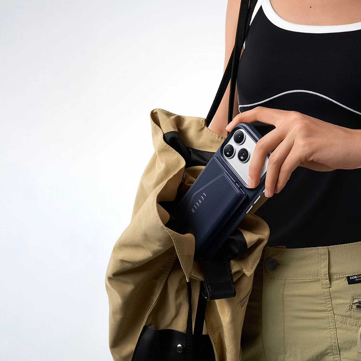 Vertex Wallet Case - PU Leather with MagSafe for iPhone 17 Pro Max