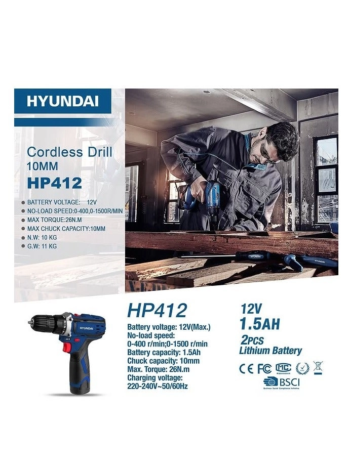 HP412 - 1.5 Ampere-hour 12 Volt