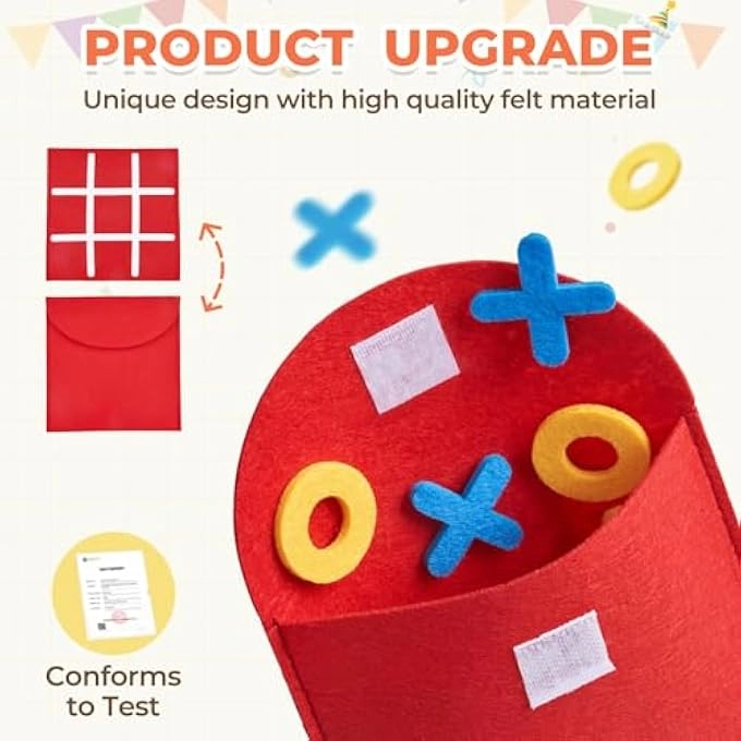 Tic Tac Toe Mini Board Game - 12