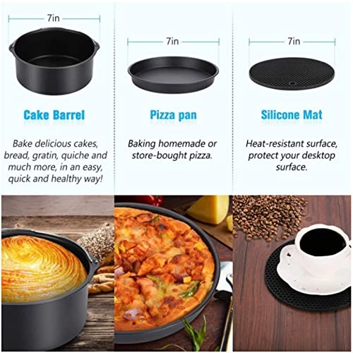 BBQ Needle - 5-piece stainless steel + Grilled Rack + Steamer + Fry Pan + Rotary Cage