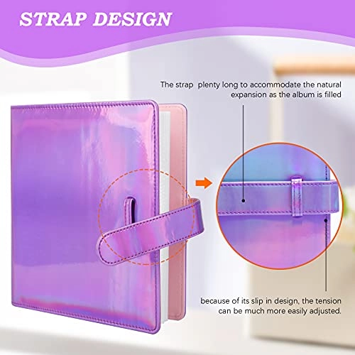 2x3" 256 Pockets PU Leather Photo Album