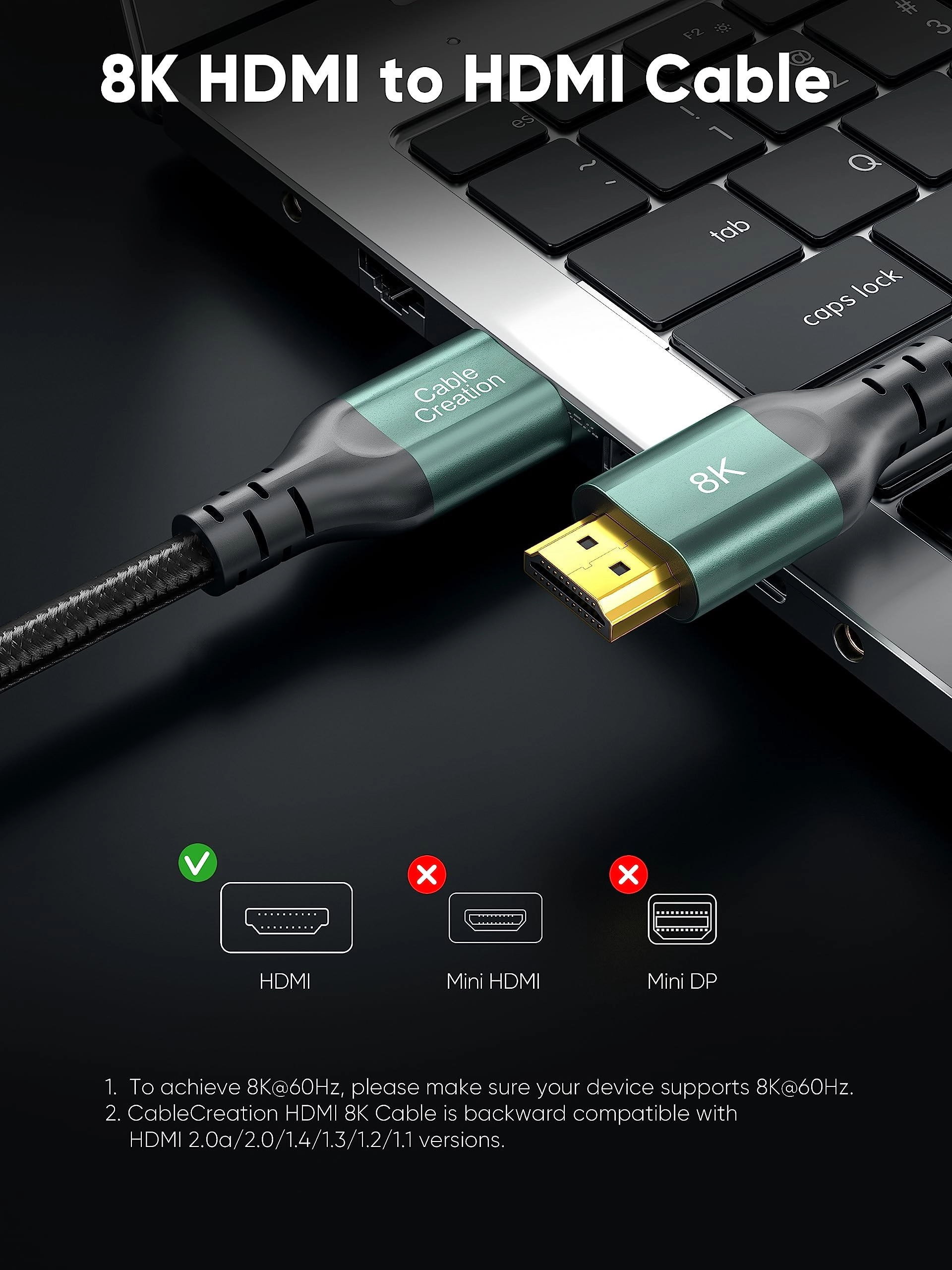 8K HDMI Cable - 2m