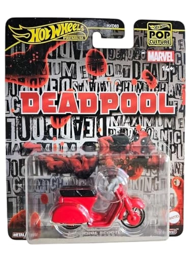 Hot Wheels Deadpool Scooter - 1:64