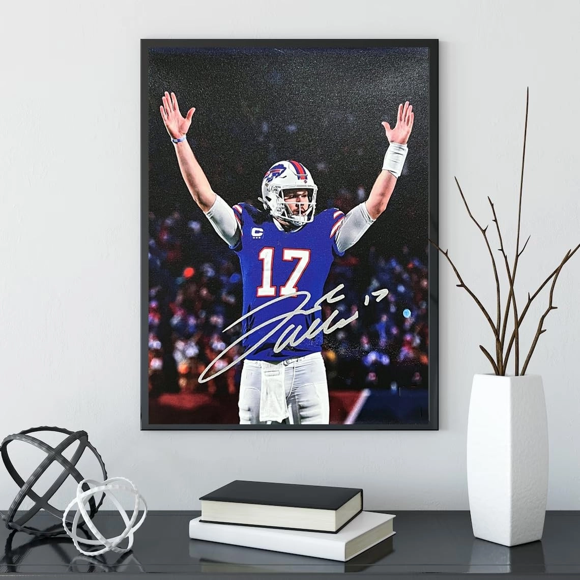 Josh Allen Poster - Canvas 24"L x 36"W