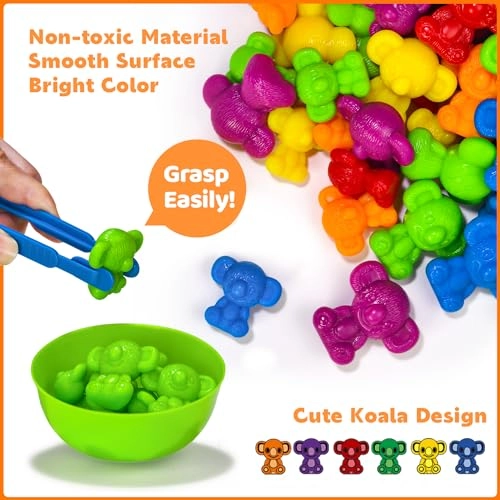 Koala Counters - 3-5|6-8|9+ 60 pieces