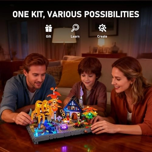 Light Kit - Compatible with Lego Icons Autumn Cottage Garden 11372