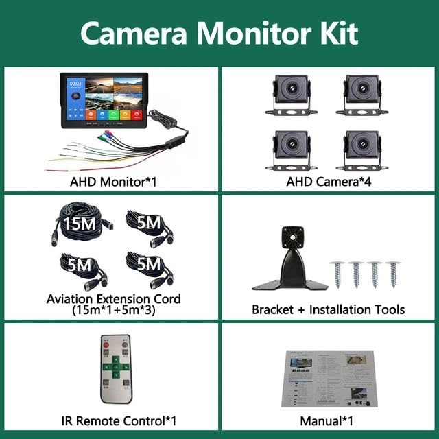Vehicle Monitor System - 10.1-Inch
