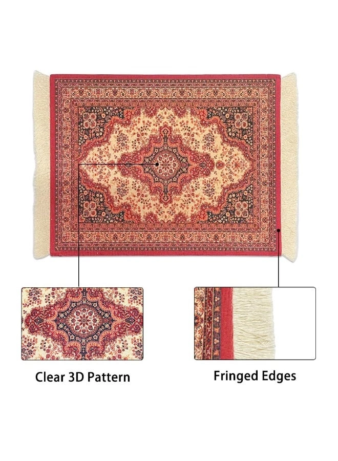 Persian Rug Style Microfiber Polyester Office Mouse Pad - 26x18 cm