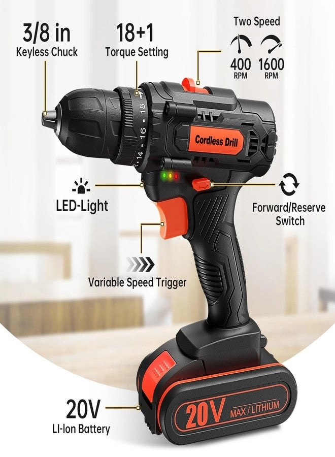 Cordless Drill Driver - 2000mAh