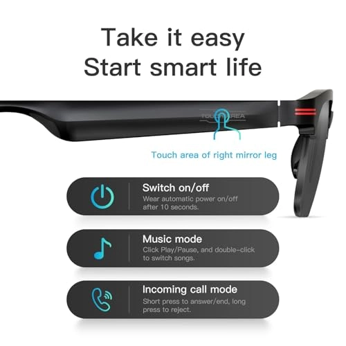 GS200 - Smart Glasses Bluetooth 5.0 150mAh 3 Hours