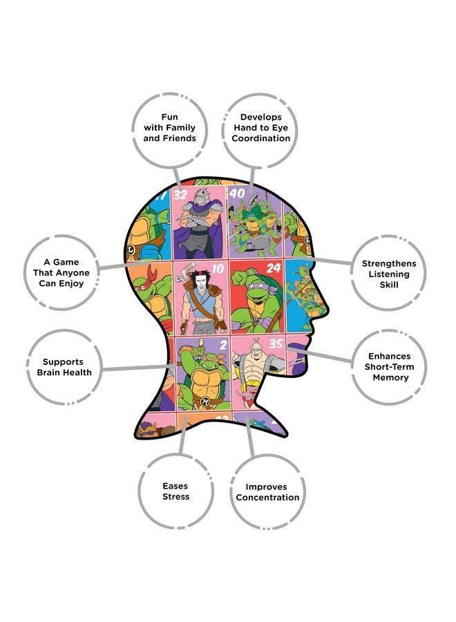 Teenage Mutant Ninja Turtles Bingo Game - English Ages 6 and Up