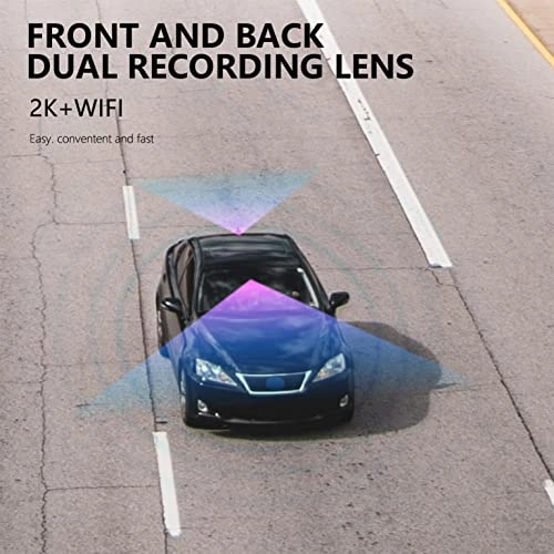 WiFi Dash Cam Front - 2K 10800P