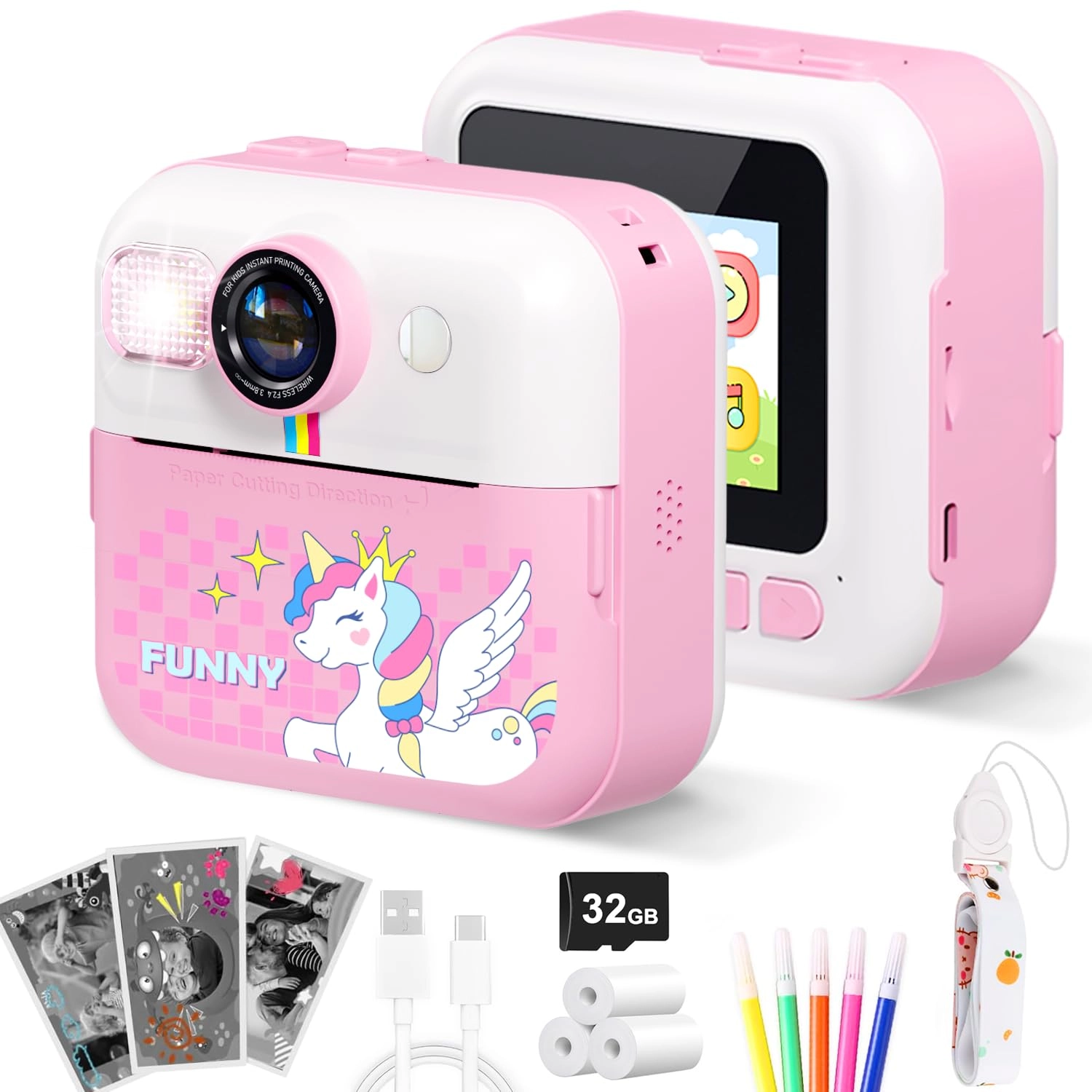 MOTYCTCH JRKI001 - 1080P 32GB Pink