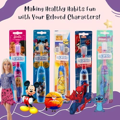Disney Stitch Battery Powered Electric Toothbrush