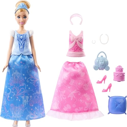 Cinderella Fashion Doll - 2-in-1 Stories 9 Accessories Ages 36+