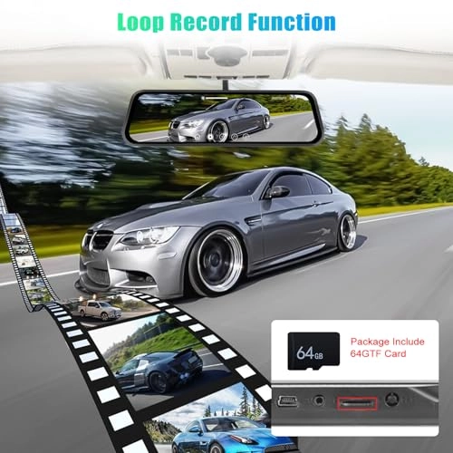 Mirror Dash Cam - 1920*1080P 30FPS