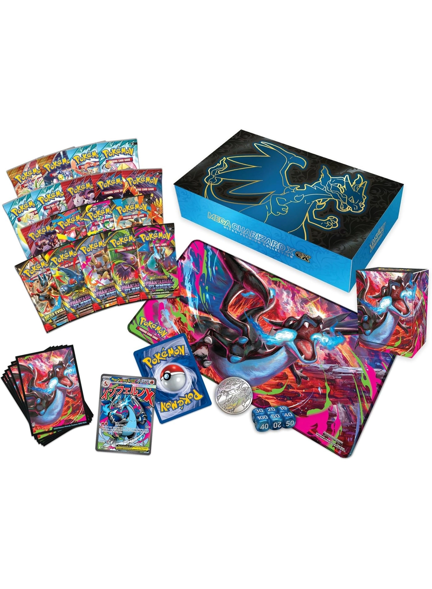 Mega Charizard X ex Ultra Premium Collection - 2pcs