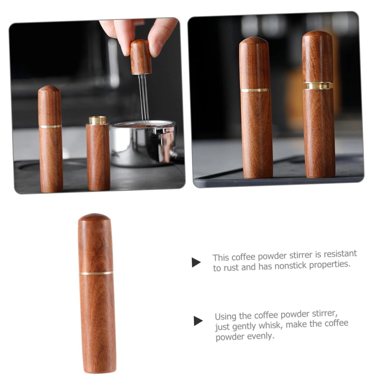Espresso Tamper + Stirrer + Distribution Tool Stand