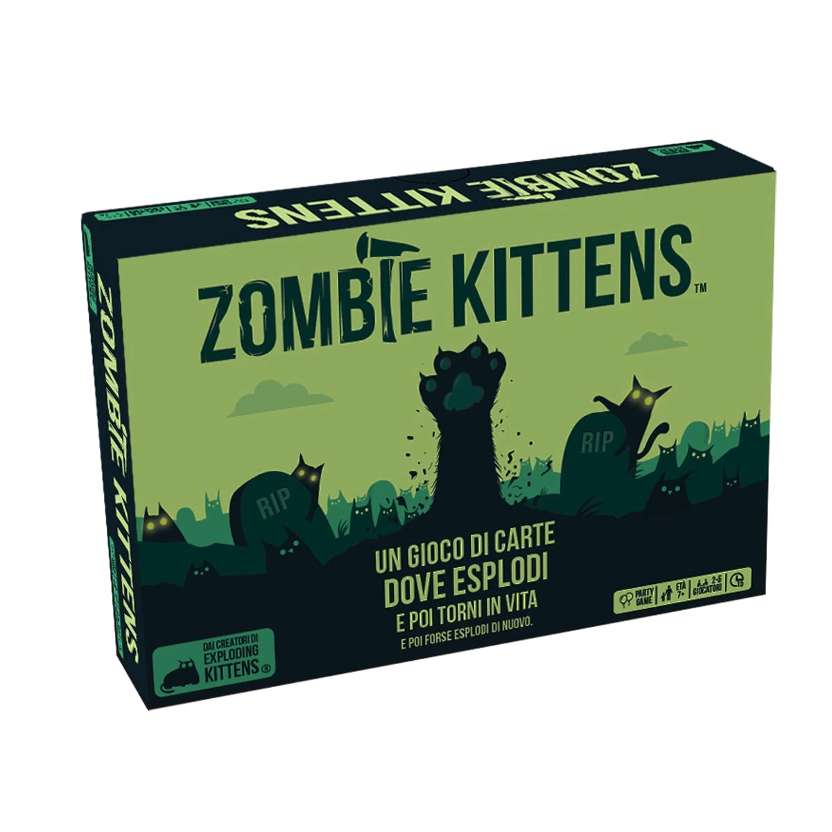 Asmodee Zombie Kittens - Card Game (Italian)