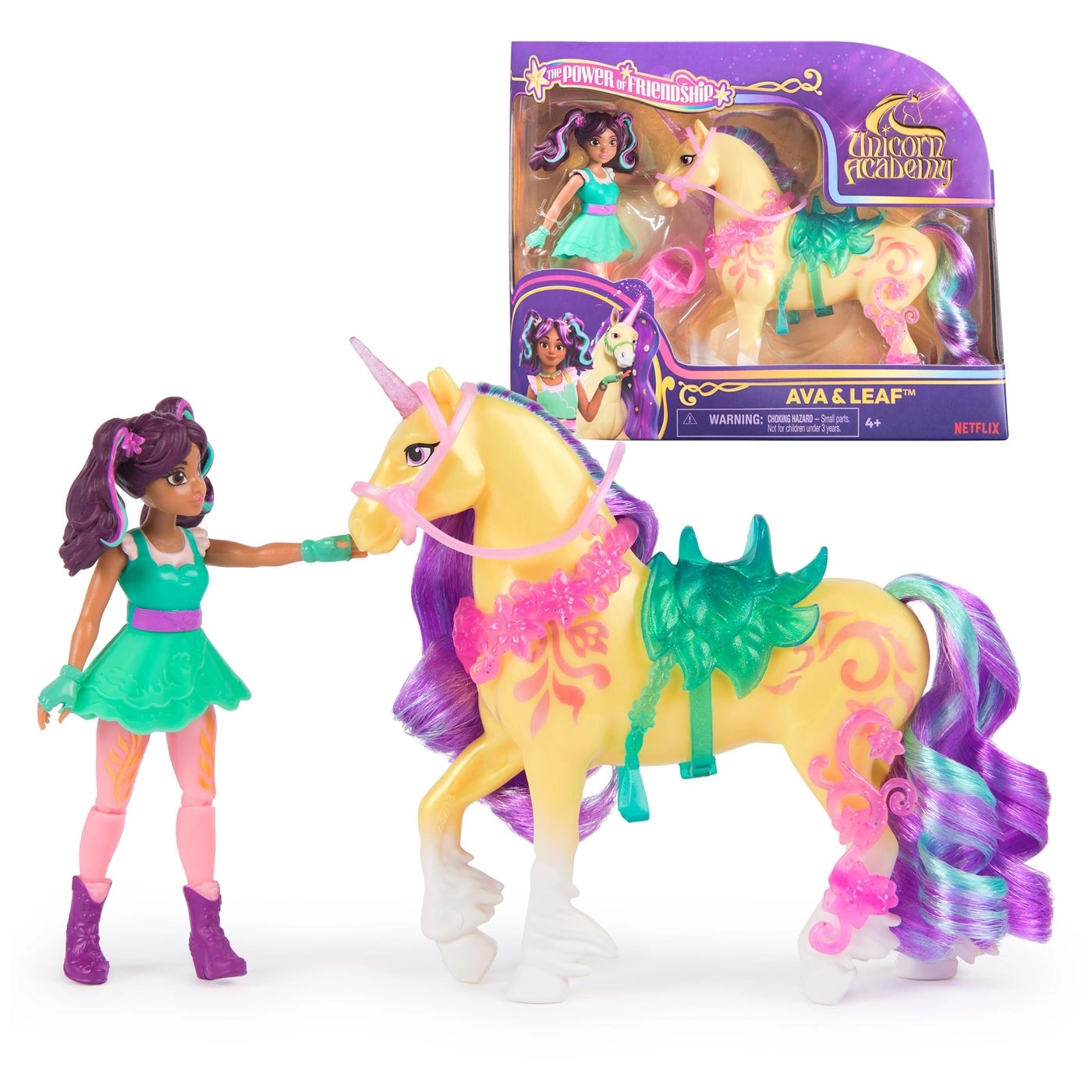 Unicorn Academy Ava Doll + Leaf Doll - Ages 4+