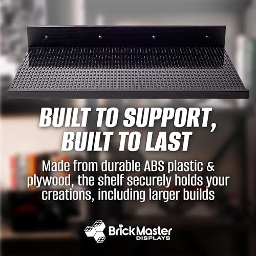 Building Brick Display Shelves - Wood Plastic