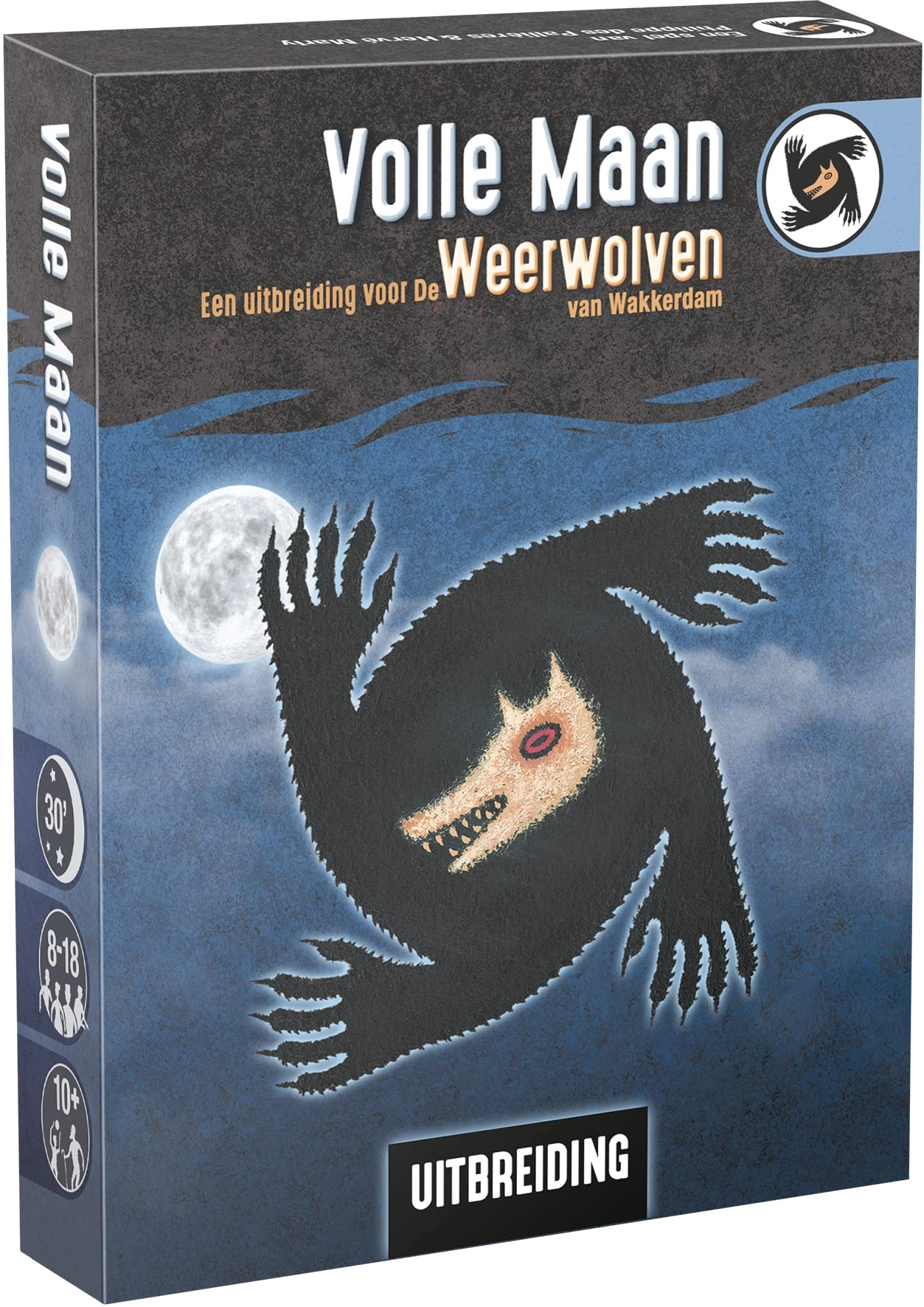 Asmodee The Wakkerdam Werewolves: Full Moon - Card Game (German)