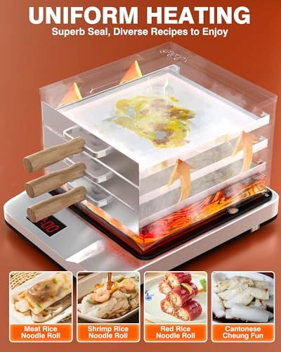 Rice Noodle Roll Steamer - 3 Cups