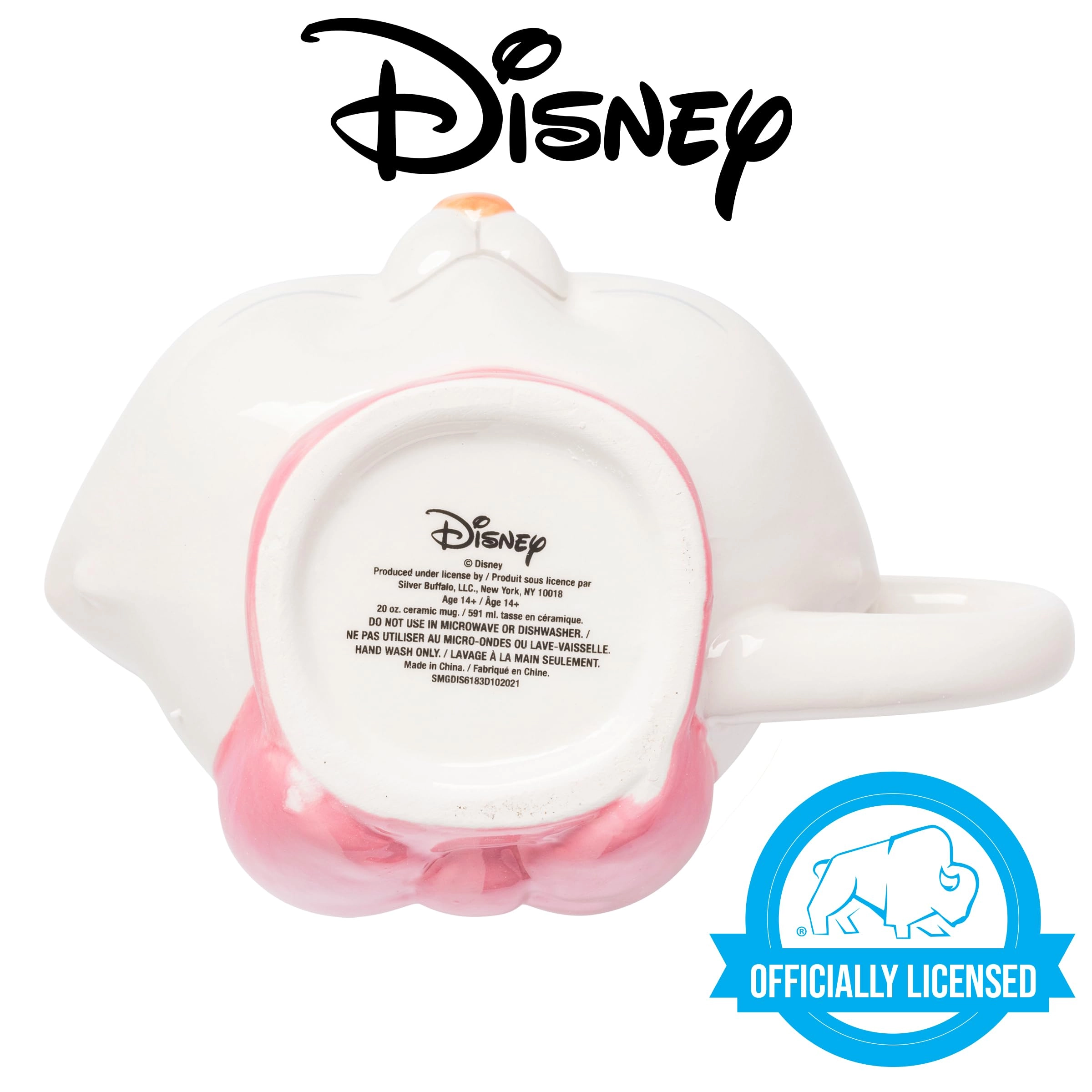 Disney Aristocats Marie Face Ceramic 3D Sculpted Mug