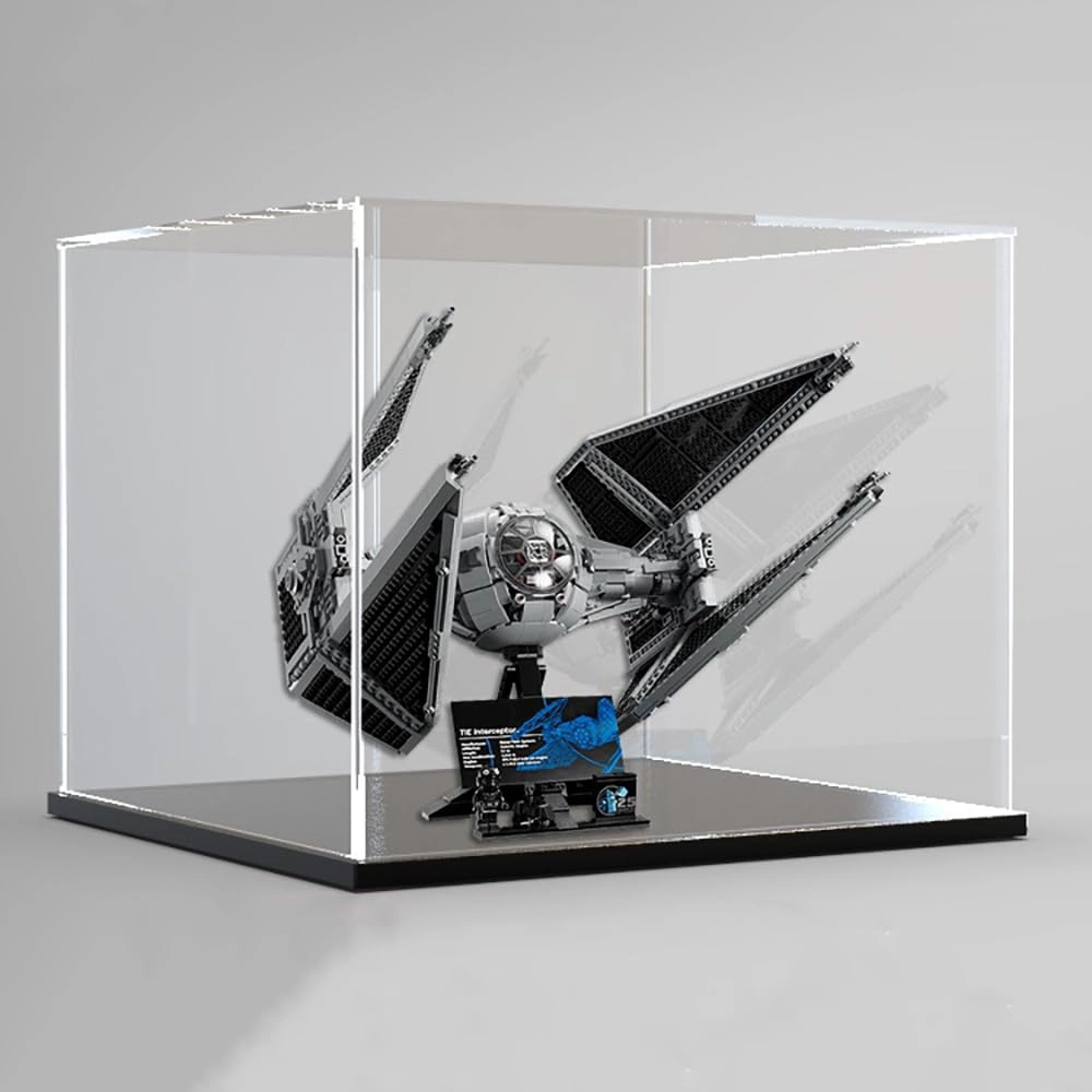 Acrylic Display Case - 45x40x35cm Black