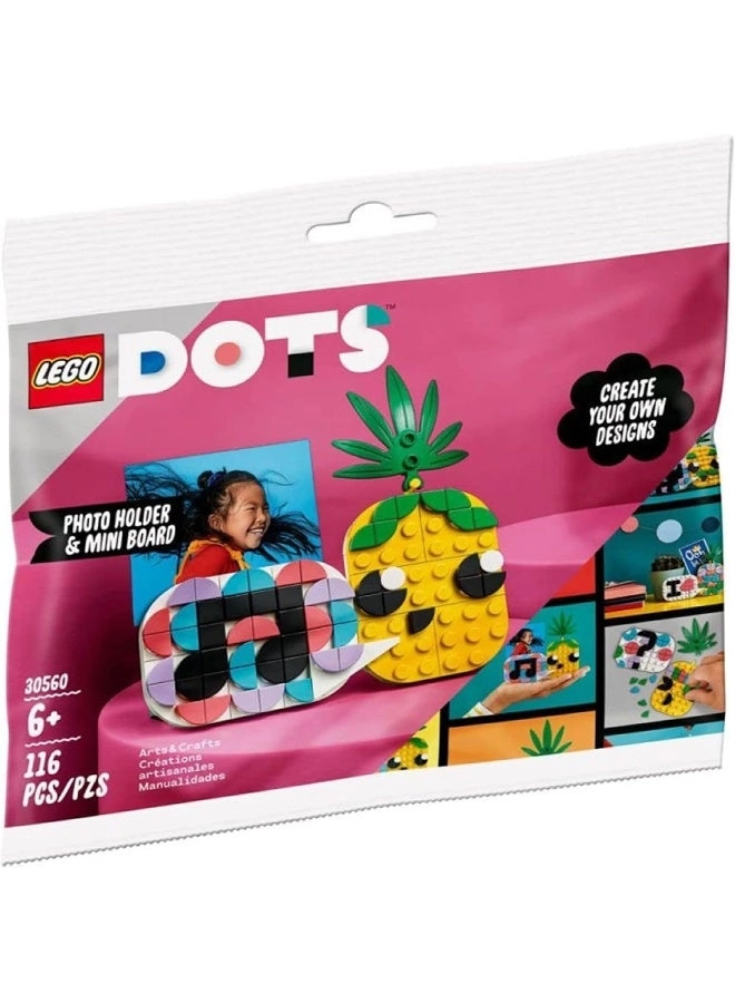 LEGO DOTS Pineapple Photo Holder and Mini Board (30560) - Flowers