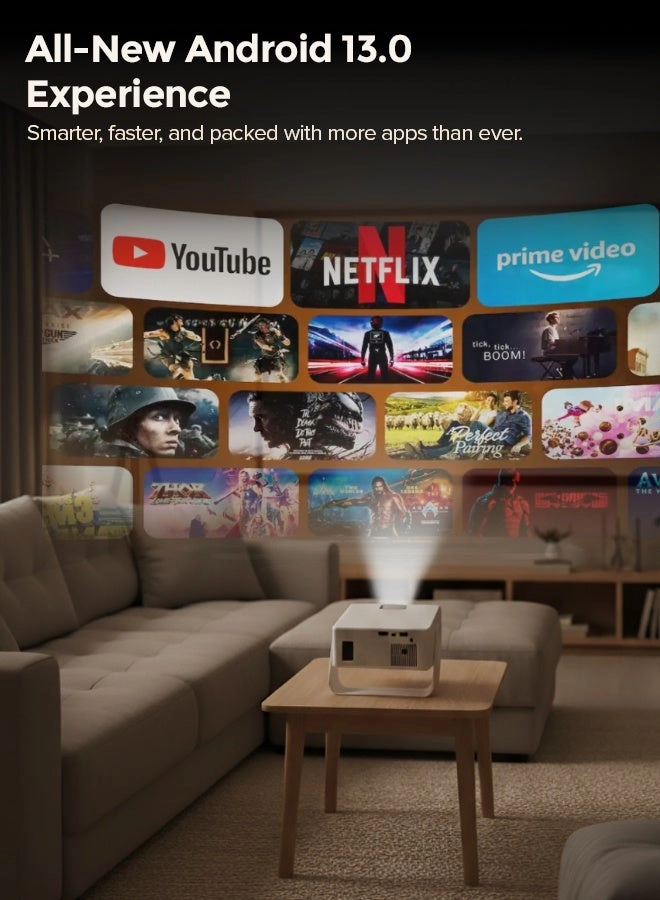 Mini Android Projector WP102 180 ANSI Lumens