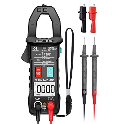 6000 Counts Digital Clamp Meter - 600.0A 26mm