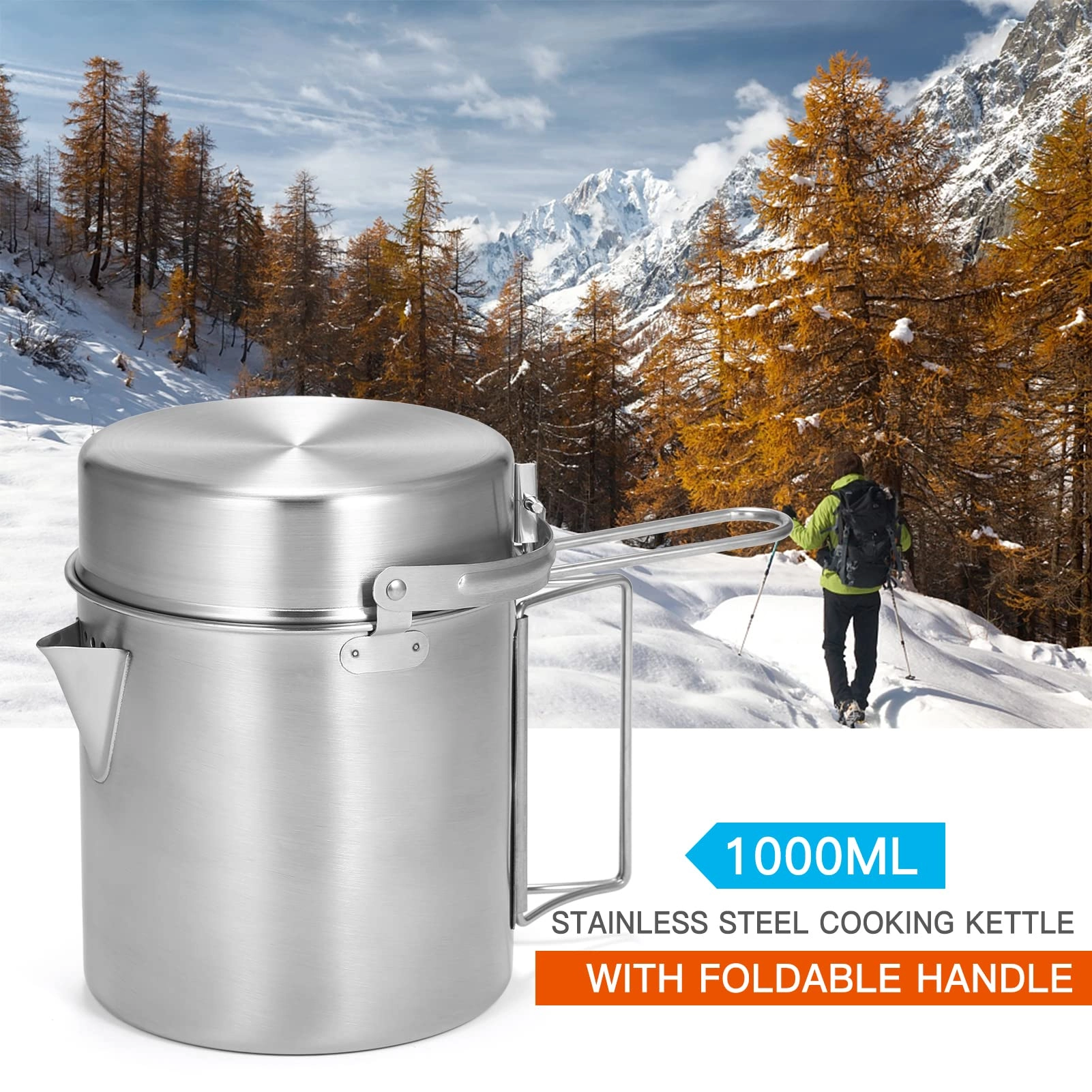 Camping Pot - 1.0 Count 1 Liters