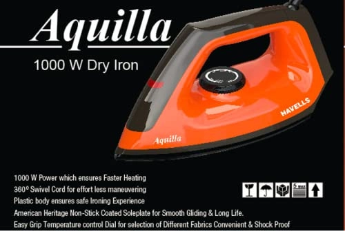 Aquilla - 1000W Dry Iron Amber