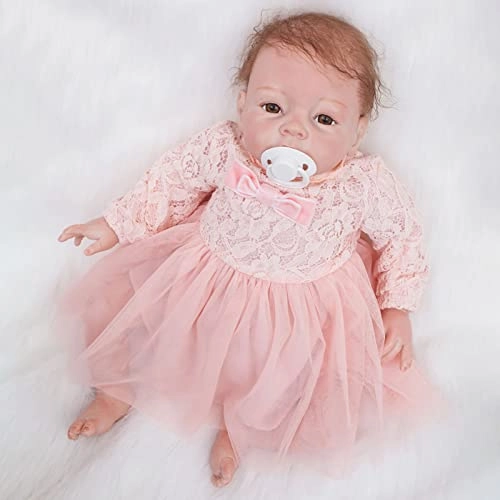 Reborn Baby Doll - 55cm 22" Vinyl Cotton Body