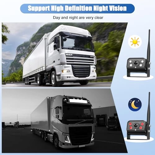 Wireless RV Backup Camera System - Night Vision Wireless 1080P