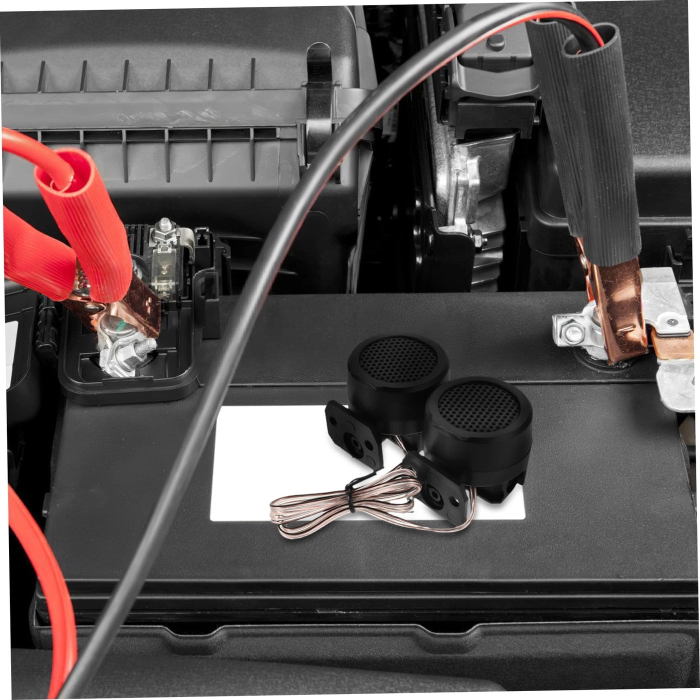 Car Tweeter Speakers - 500W Aluminum Housing Black