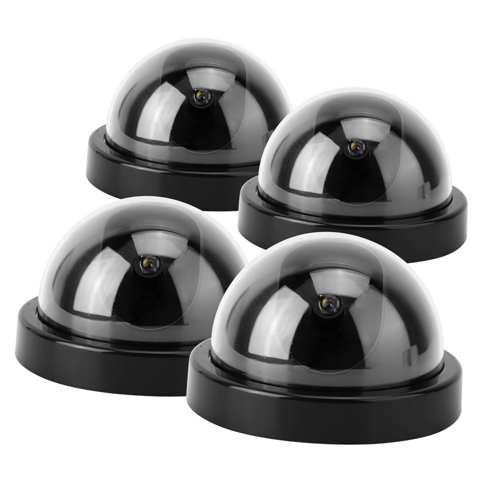 JAOCDOEN Fake Dome Camera - 4pcs Flashing Led Light White