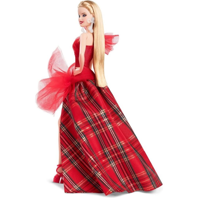 Barbie Holiday Doll - One-shoulder Red Gown Sparkles