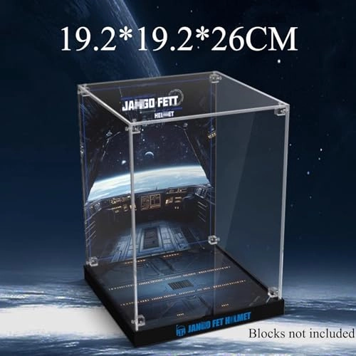 Acrylic Figures Display Box - 19x19x26cm Background B