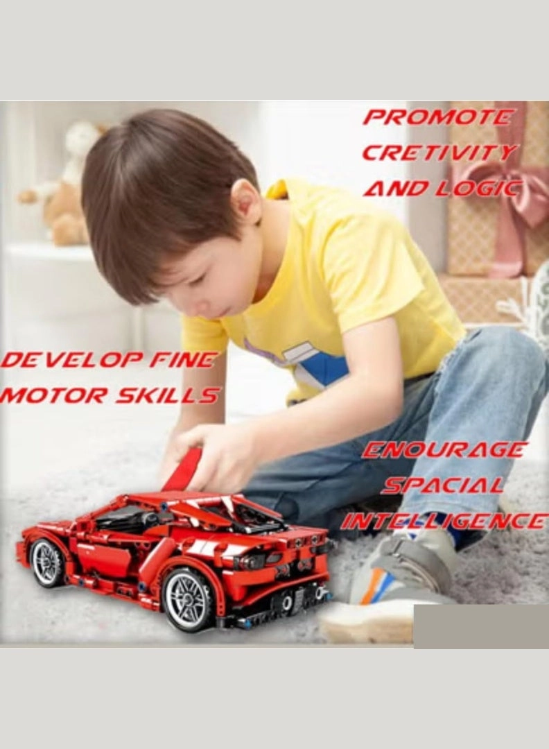 Super Car Building Blocks Set - Cars