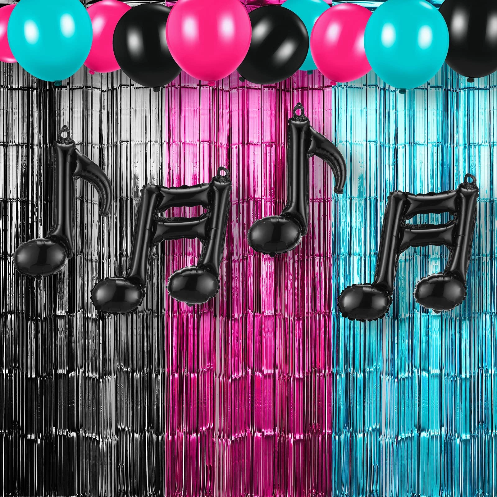 Skylety Music Birthday Party Decorations - 1 Count Birthday